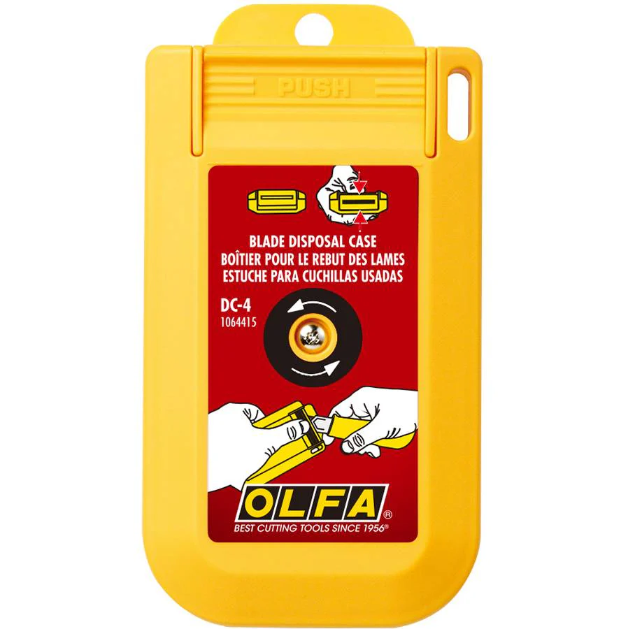 OLFA Reusable Blade Disposal Can with Mounting Hole | DC-4