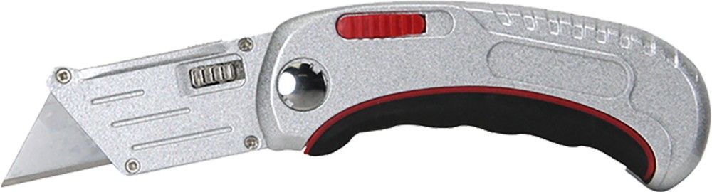 AllPro Heavy Duty Folding & Locking Zinc Utility Knife with 1 Blade