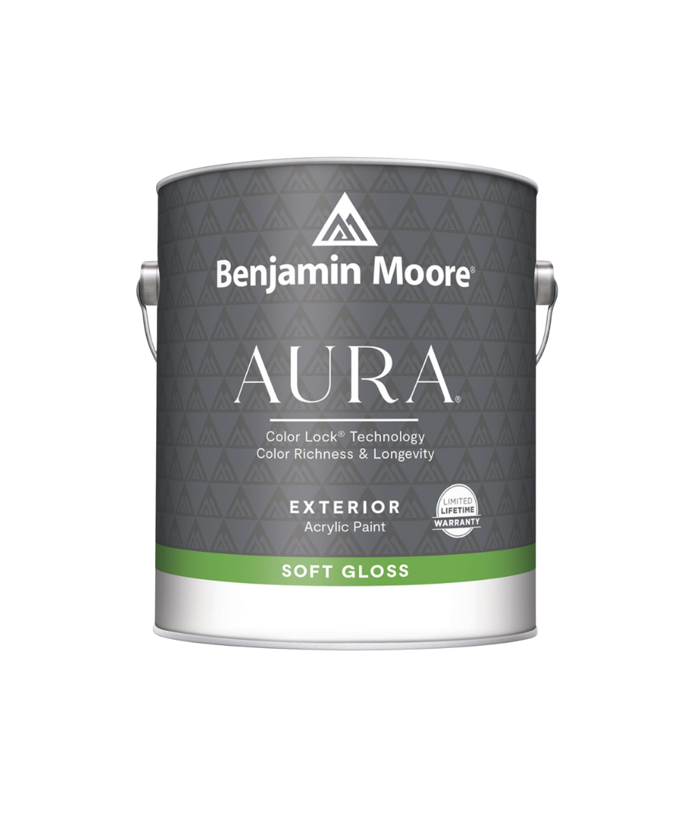 Benjamin Moore Aura® Exterior Paint Soft Gloss available at West Whittier Paint. 