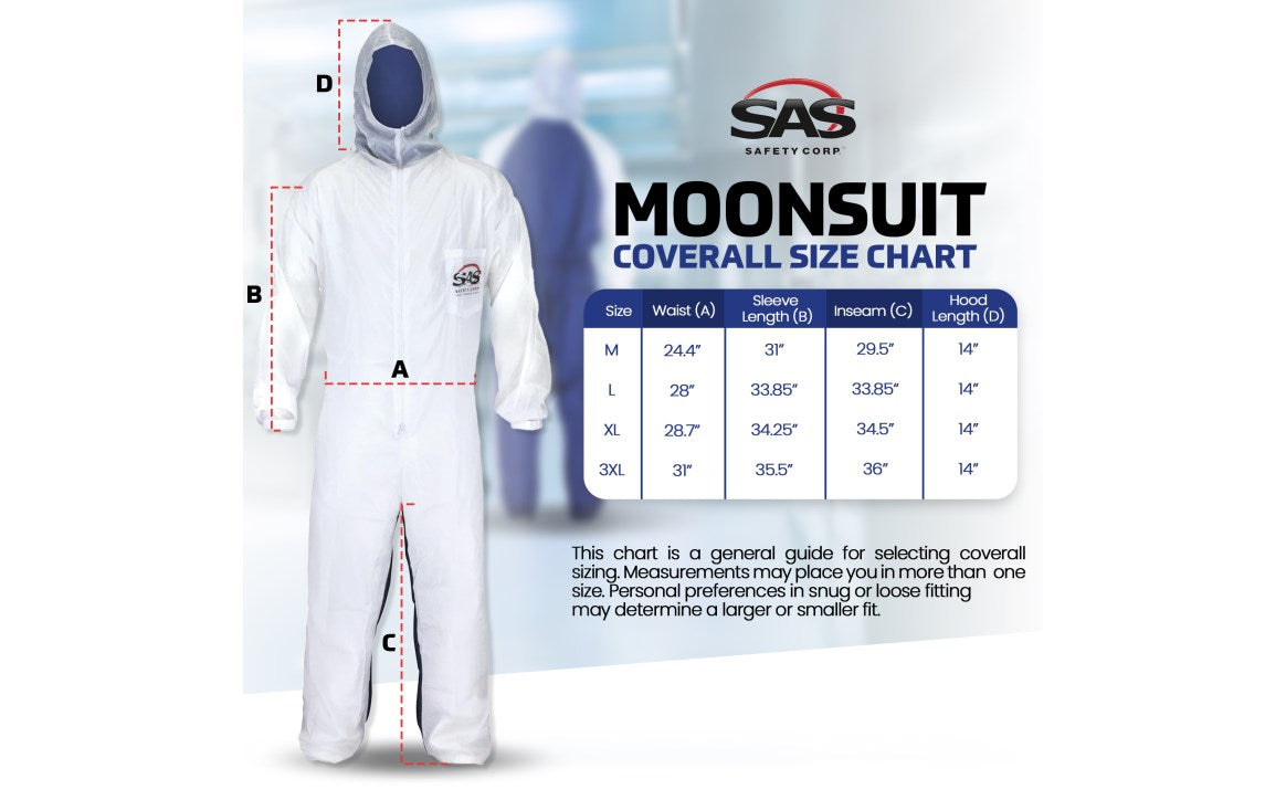 SAS Safety Moonsuit® Nylon/Cotton Coverall
