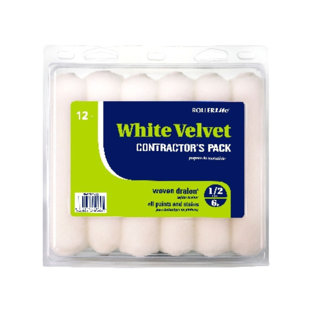 White Velvet Mini Paint Roller