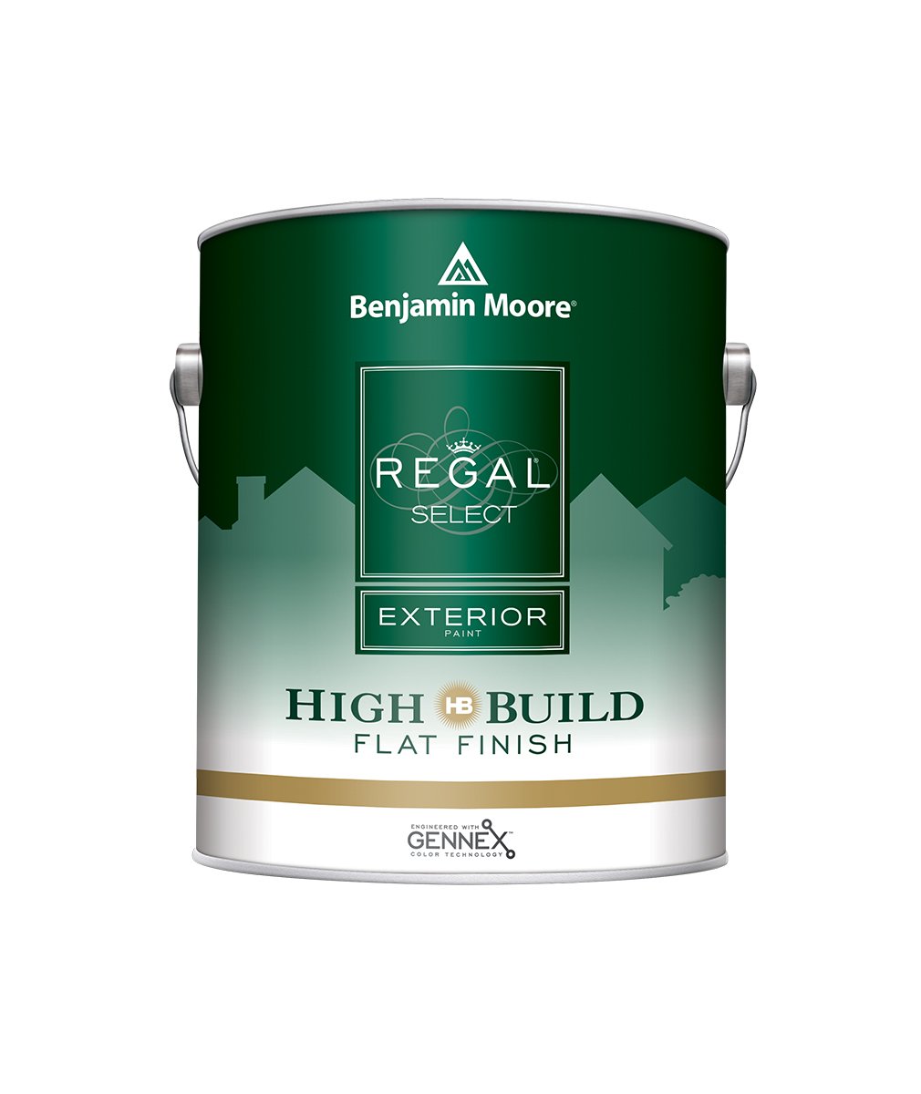 Benjamin Moore Regal Select® Exterior High Build Paint in Flat available in-store and online at West Whittier Paint. 