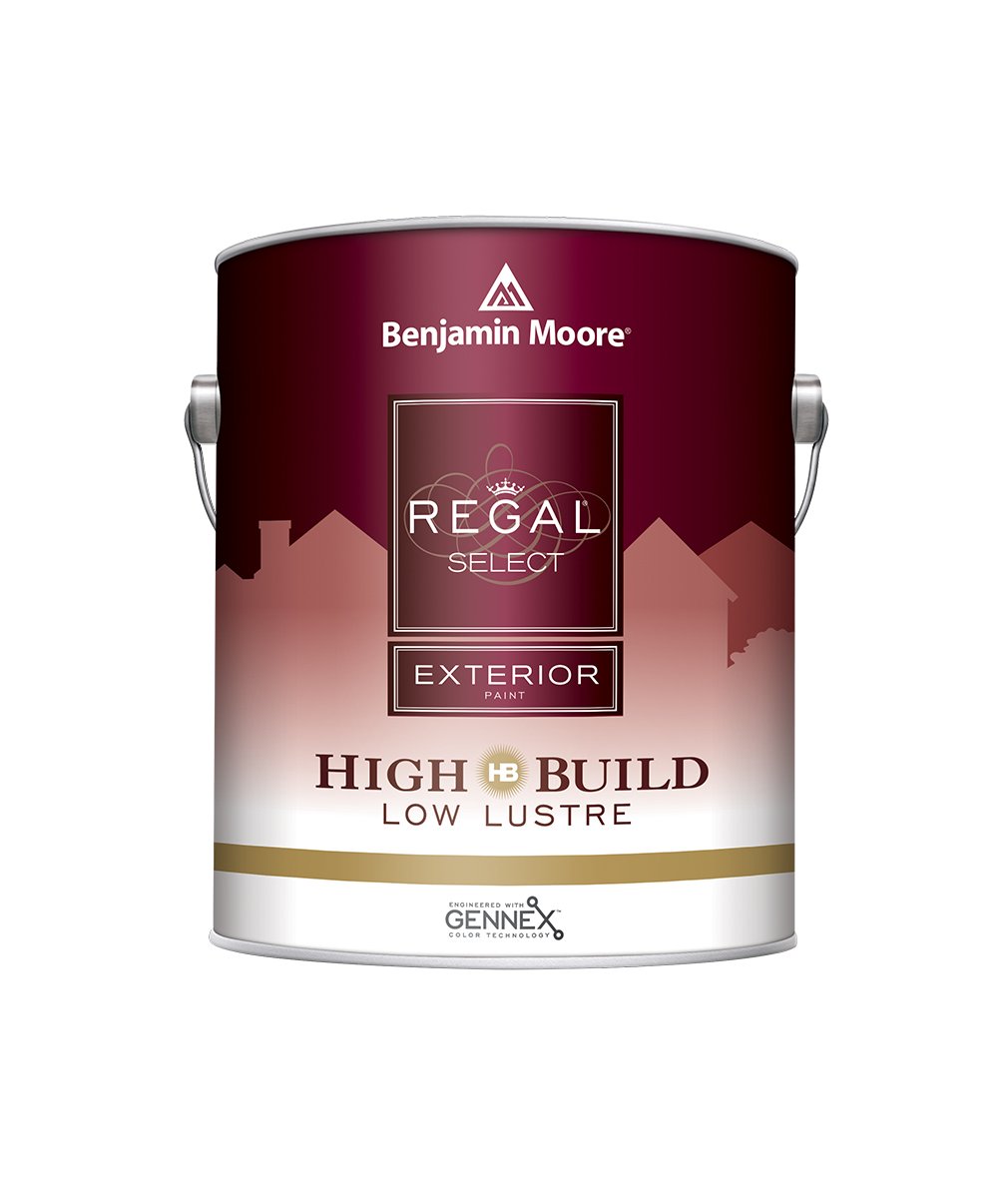 Benjamin Moore Regal Select® Exterior High Build Paint in Low Lustre available in-store and online at West Whittier Paint. 
