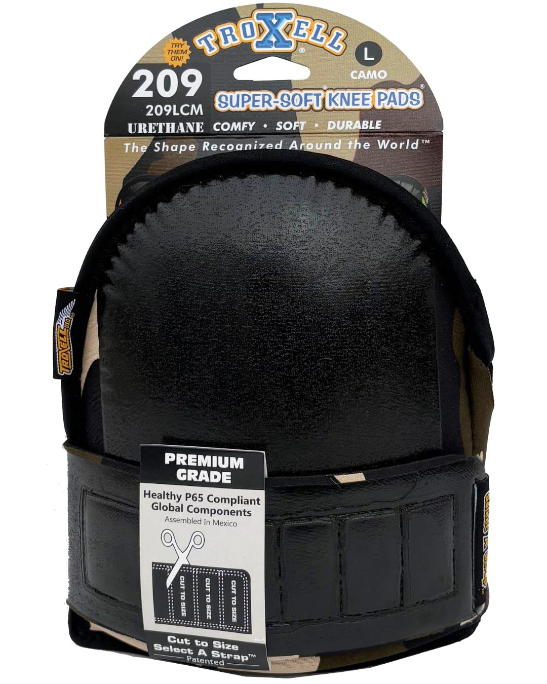 Troxell Super-Soft Knee Pads Camo Large | 209LCM