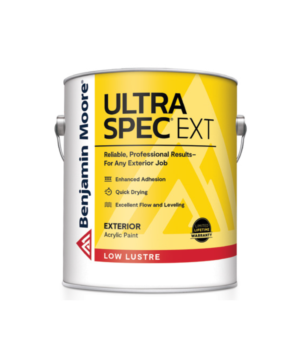 Benjamin Moore Ultra Spec® EXT Exterior Paint in low lustre finish available at West Whittier Paint. 