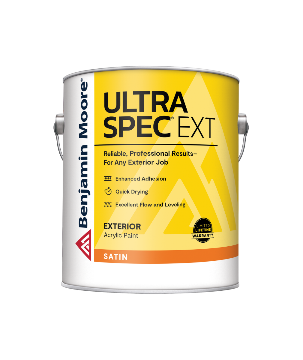 Benjamin Moore Ultra Spec® EXT Exterior Paint in satin finish available at West Whittier Paint. 