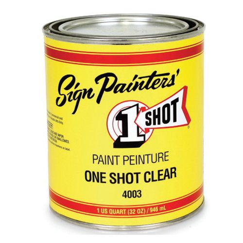1 Shot Sign Restoring Clear Coat - Gloss